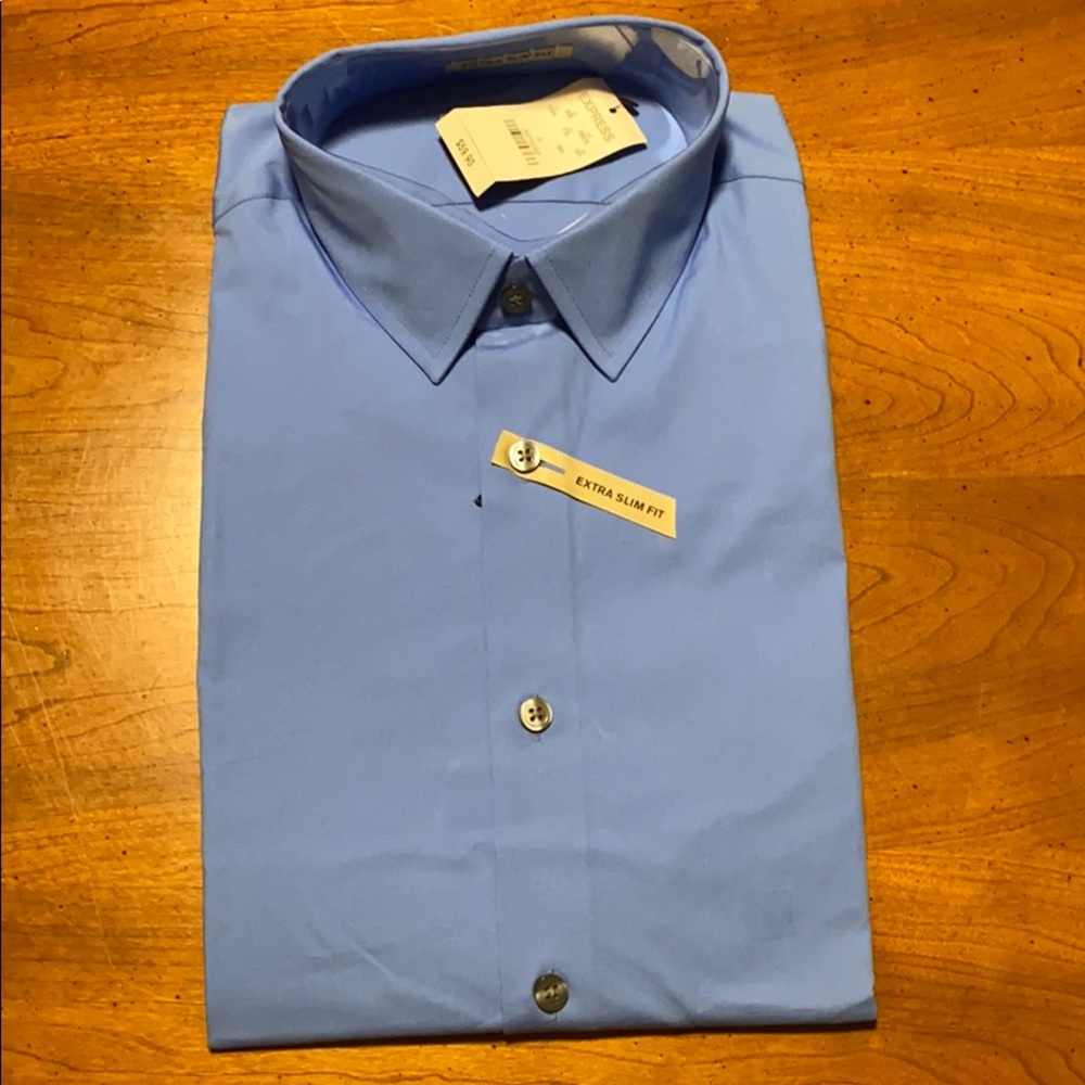 Extra slim fit button down - blue